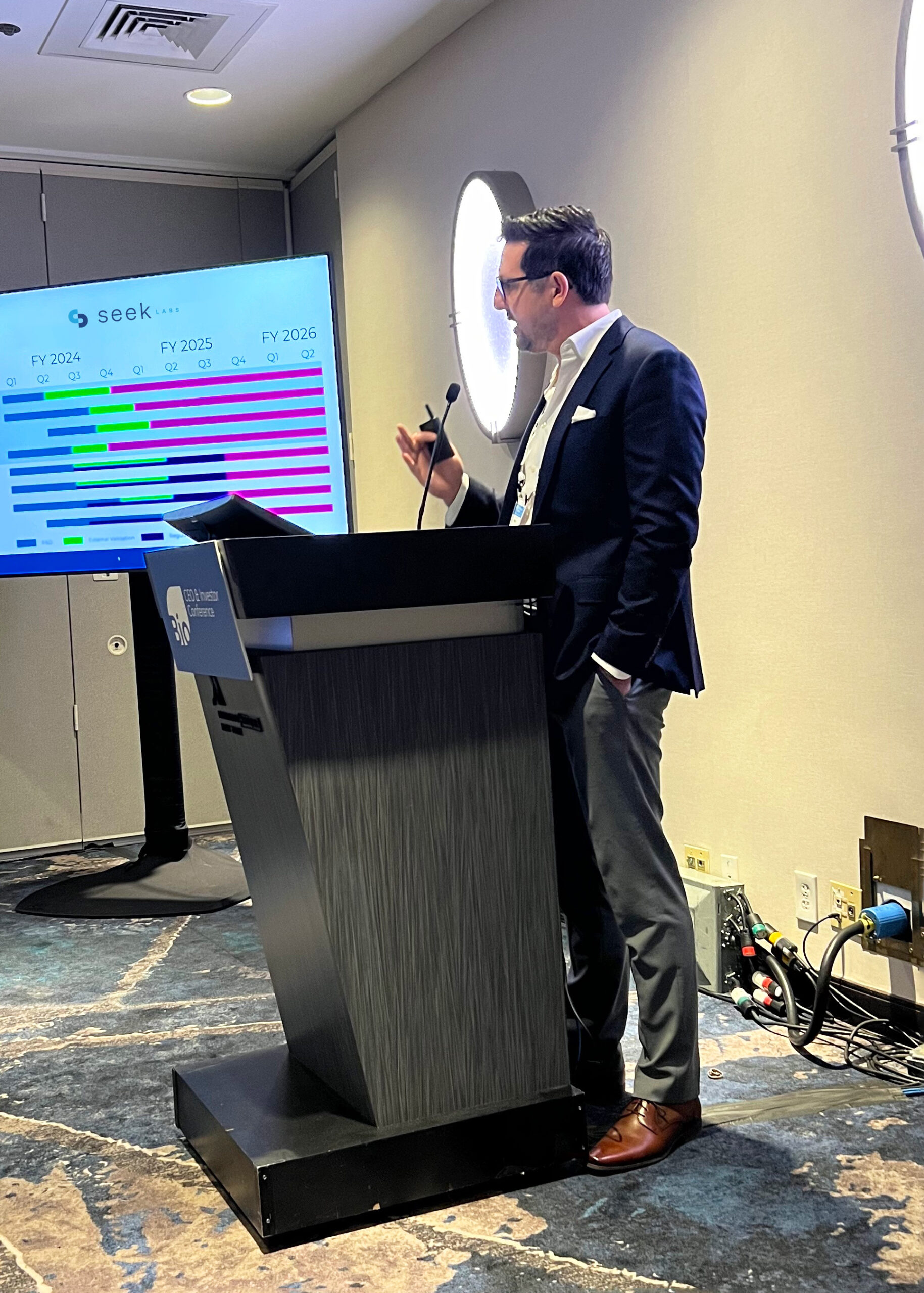 Seek Labs Takes the Stage at BIO CEO & Investor Conference in New York City
